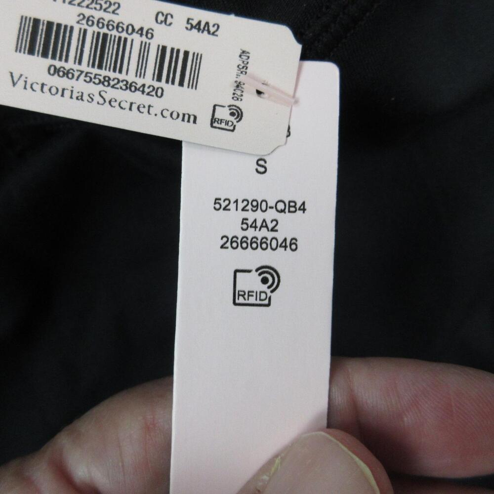Victoria's Secret Pants Womens Small Black High Rise Lace Up Leggings 24x23* NWT - Picture 14 of 16